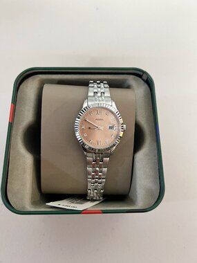 Fossil ES5150 Scarlette Micro Rose Gold Dial Quartz Watch